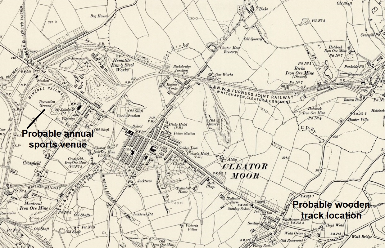 Workington - Cleator Moor : Map credit National Library of Scotland